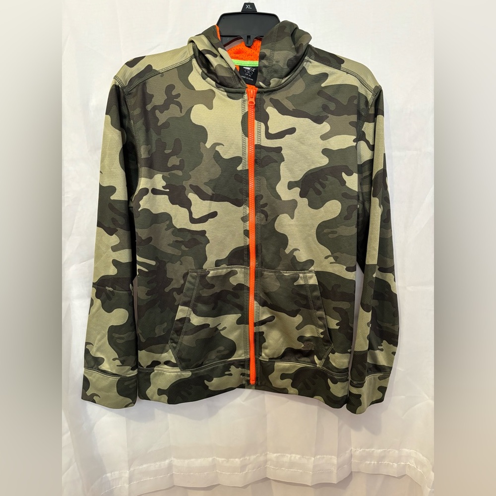 Starter Boys Youth Camo Track Full Zip Up Ligjtweight Jacket Size XL 14-16.‎